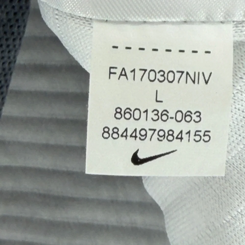 Nike Womens Dri-FIT‎ Ribbed Pullover Training Hoodie Grey 860136-063 Size L